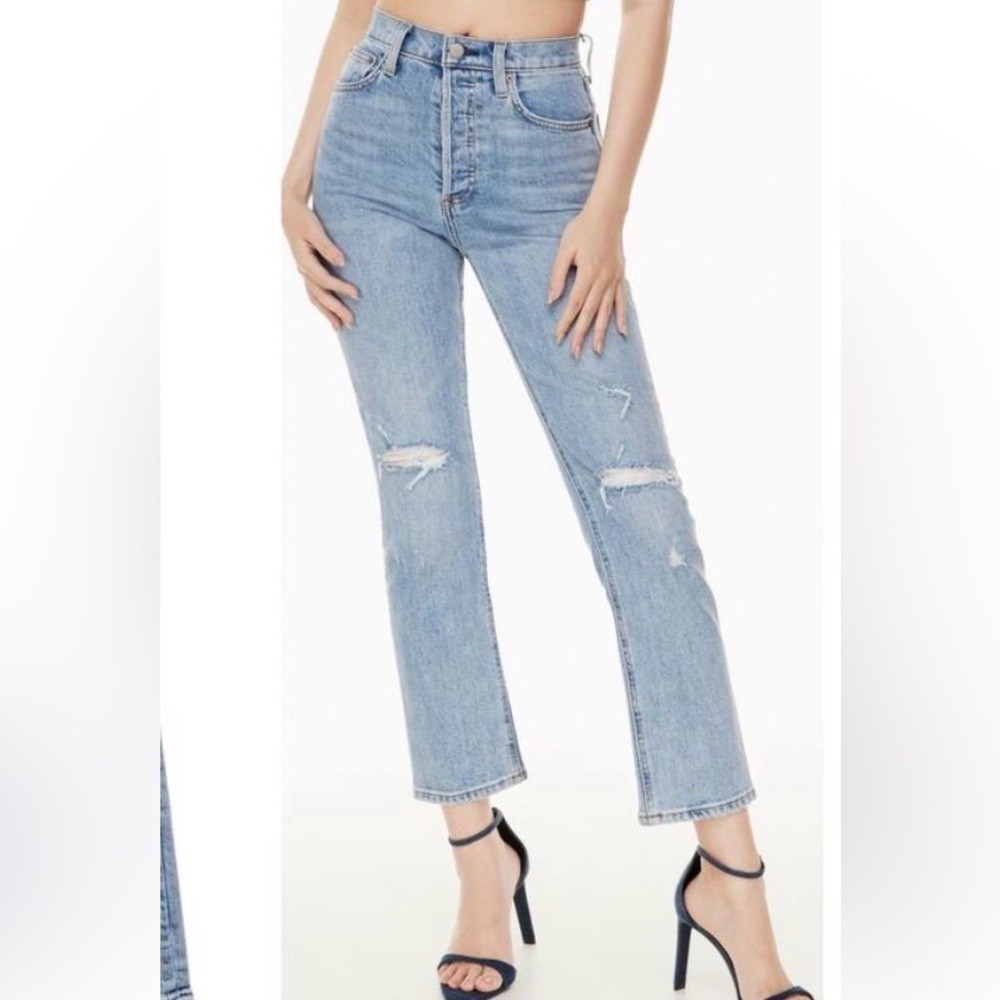 Denim Forum Aritzia Arlo High Rise Straight Jeans Size 26